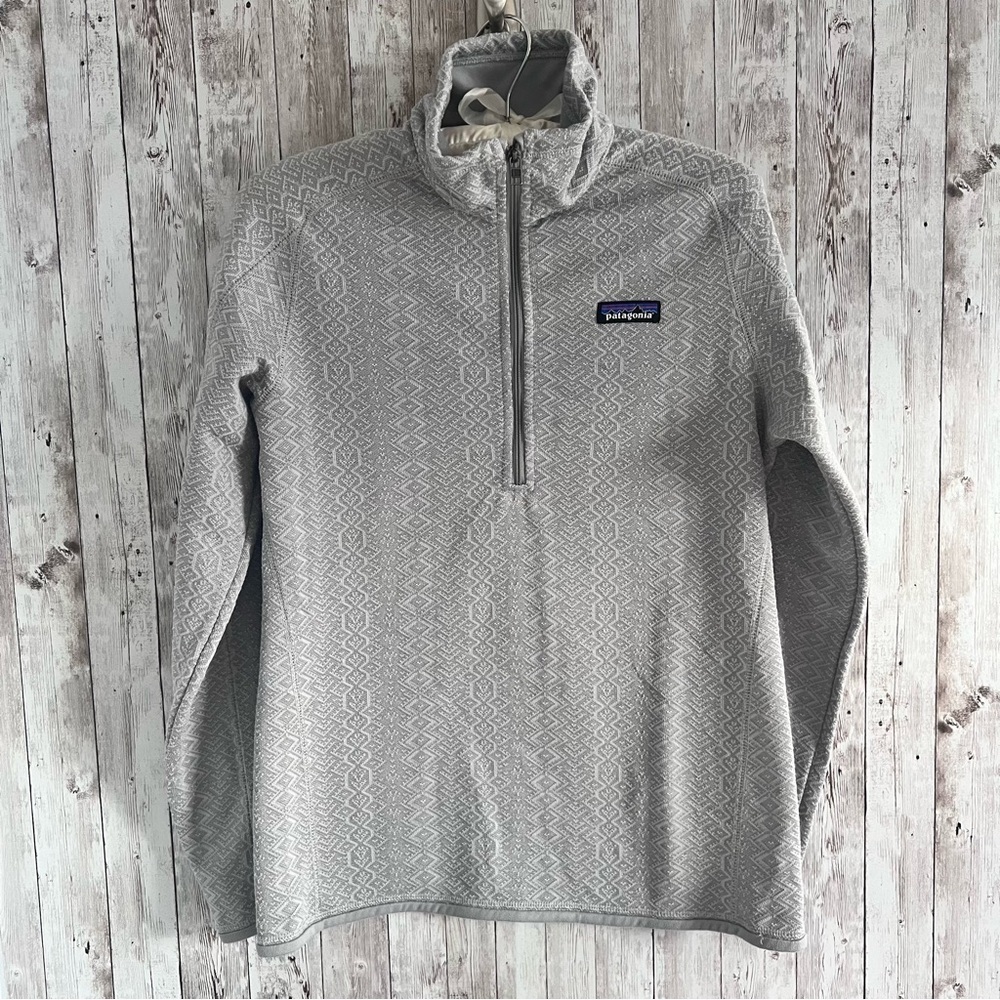 Patagonia Women’s Better Sweater Textured 1/4 Zip Gorpcore Granola Medium